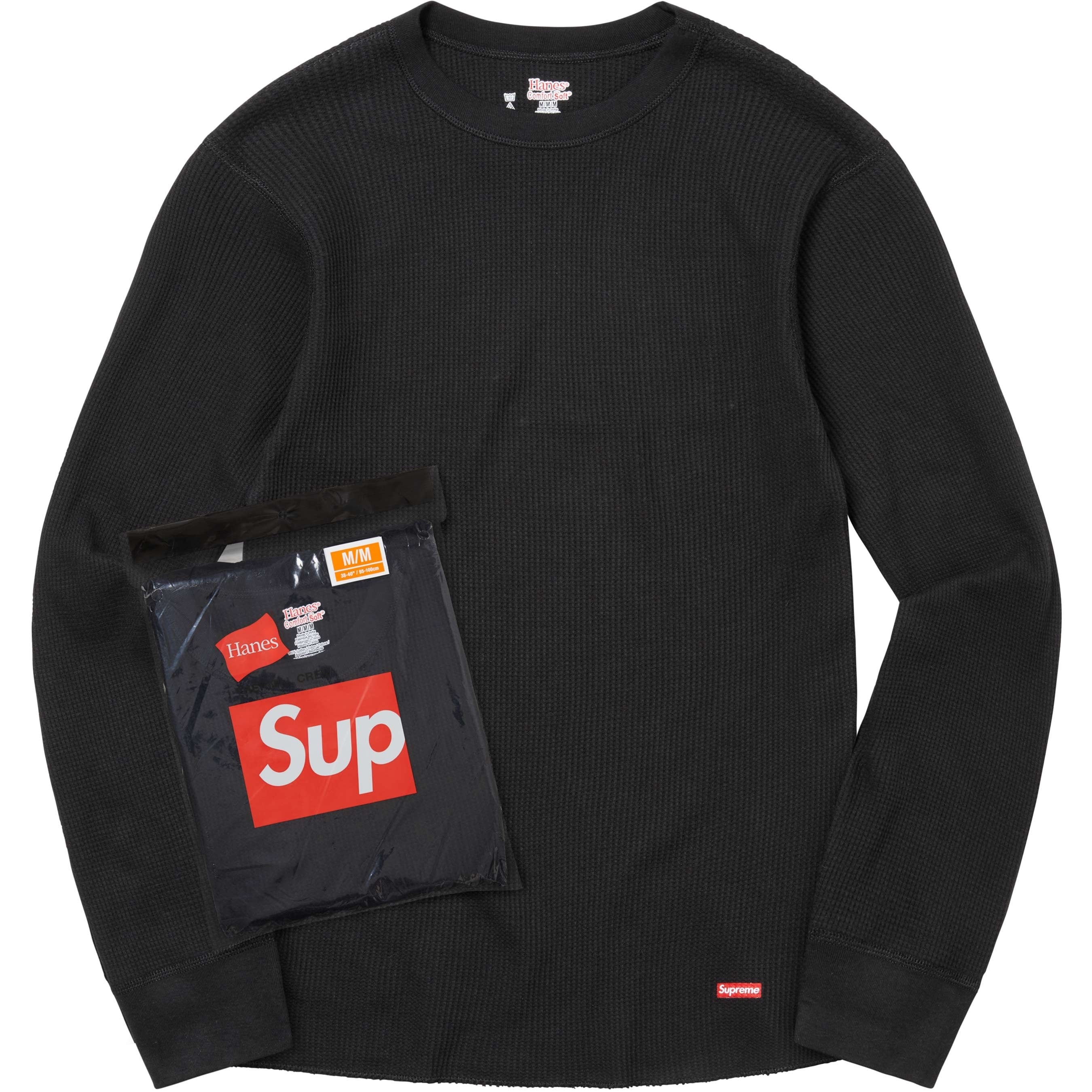 Supreme®/Hanes® Thermal Crew (1 Pack) view 4